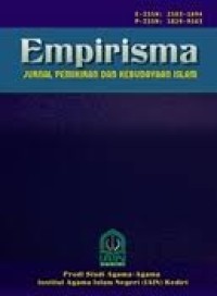 Image of EMPIRISMA: JURNAL PEMIKIRAN DAN KEBUDAYAAN ISLAM