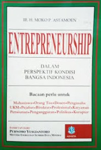 Image of Entrepreneurship dalam perspektif kondisi bangsa Indonesia