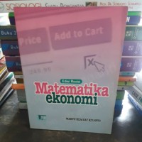 Image of MATEMATIKA EKONOMI (EDISI REVISI)